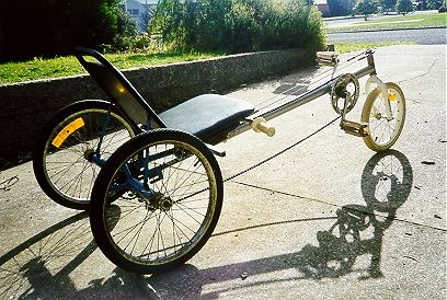 Side view of trike in early stages