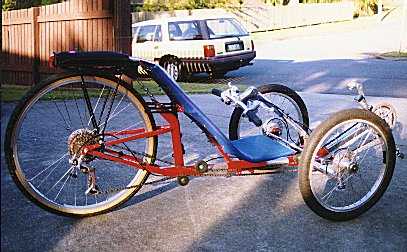 Trike low side view